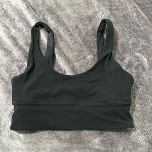 Lululemon Black/camo Align sports bra, reversible. Size 6